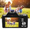 Digital Camera 2.88in LCD Display HD 4K Video 58MP Image Auto   20x Zoom Portable Vlog Camera for Live Strming