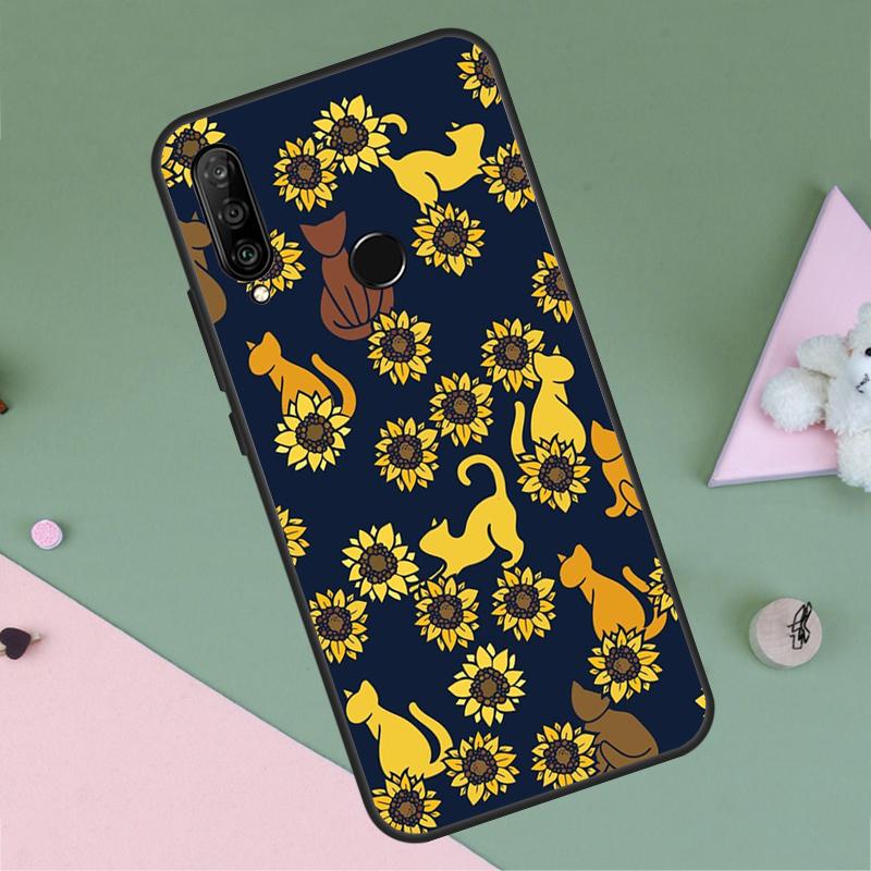 Beautiful Yellow Sunflower For Huawei P30 P40 Lite P60 Pro Nova 7i 8i 11i 12i 12s 10 9 SE Y90 Y60 Y70 Y72 Y61 Y91 Case