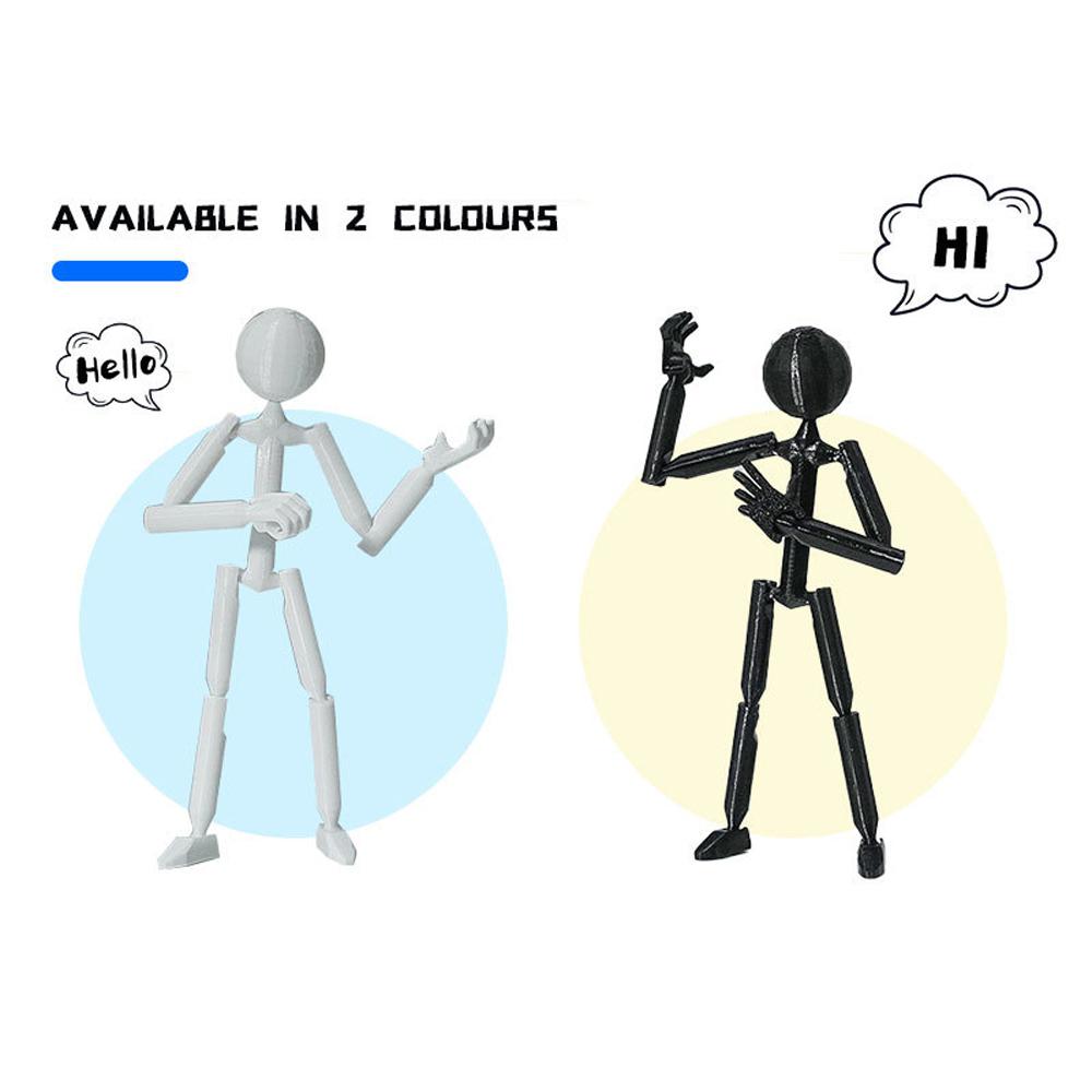 Multi-Jointed Multi Joint Stickman Toy 3D Printing Stickman Assembled Robot  Parent-children