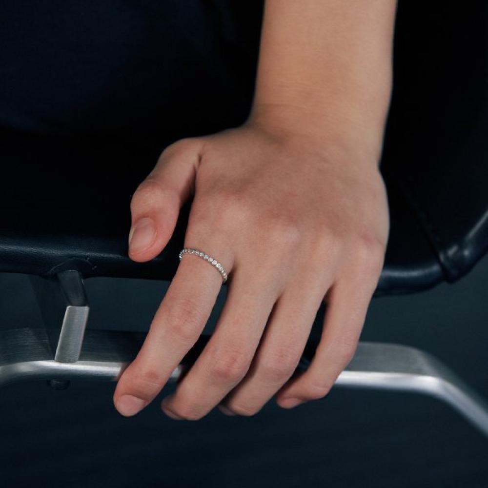 Verte 925 Silver Ronde Dew Ring   cinq.Silver.231