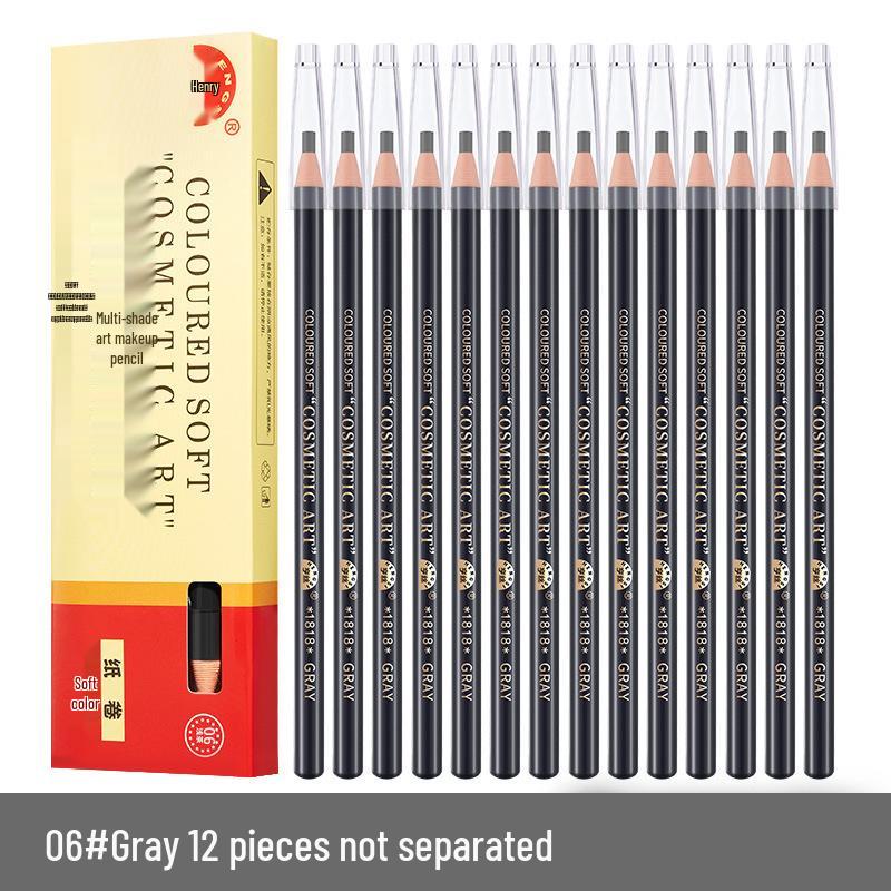 Genuine 1818 Waterproof Wooden Eyebrow Pencil - Non-Smudge, Hard Core, Makeup Artist Special.