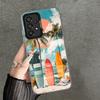 Surfboard Surfing Surf Summer Shockproof Phone Case for Samsung A17 A16 A15 A14 A37 A57 A36 A56 A26 A35 A55 A25 A34 A54 A24 A13