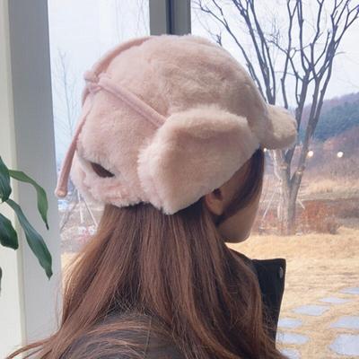Mink Earmuffs Winter Earmuff Hat 4 Colors