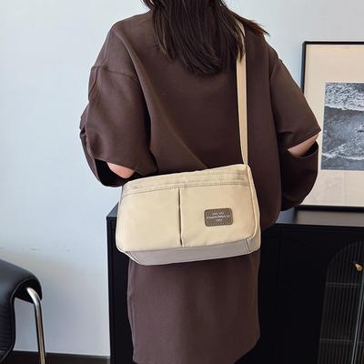 Sac messager de banlieue haut de gamme de grande capacité pour femmes, nouvel été, petit sac carré, sac à bandoulière en toile