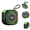 Portable BT Speaker TF USB Playback Powerful Subwoofer Practical with Phone Holder Rbg
