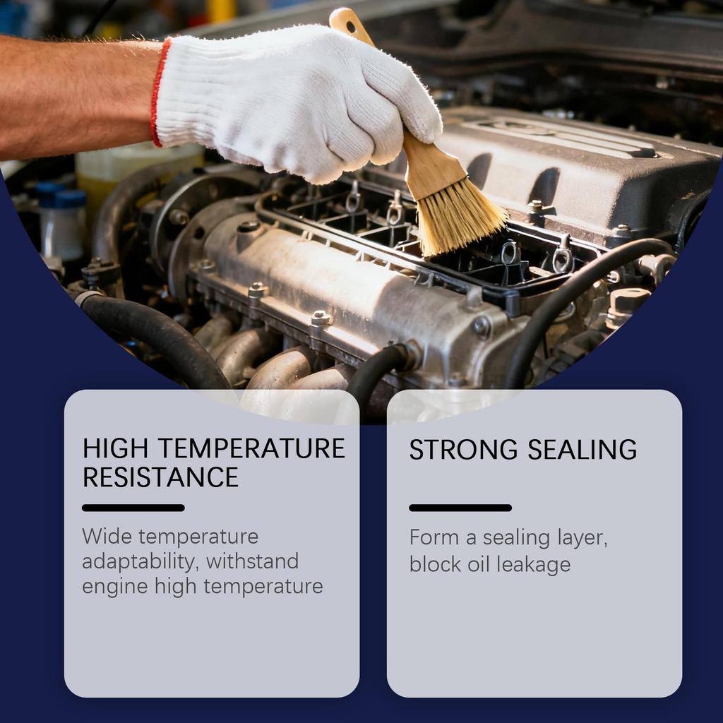 Homonth engine sealant universal waterproof, quick-drying and low-odor engine maintenance for automobiles and motorcycles 1set