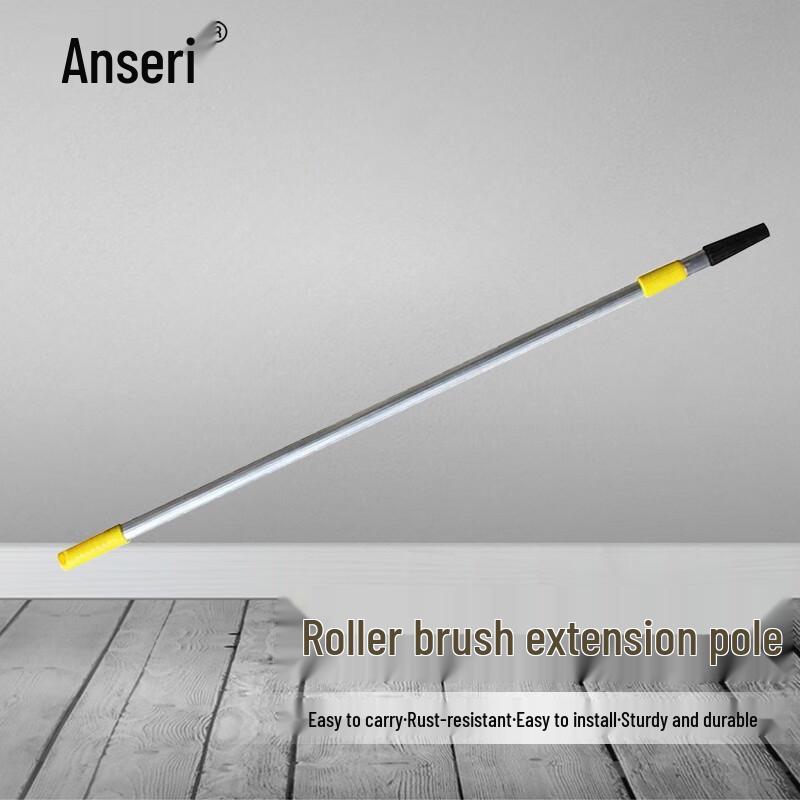 Anseirui Stainless Steel Telescopic Roller Brush Extension Pole