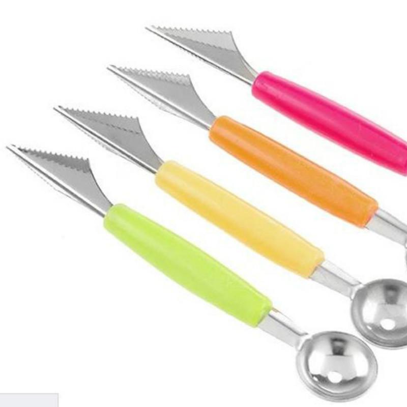 

2в1 кухонный шарик для мороженого, совок для картофельного пюре, 2 головки, фруктовый шарик, ложки из нержавеющей стали ярко-розовый/красный