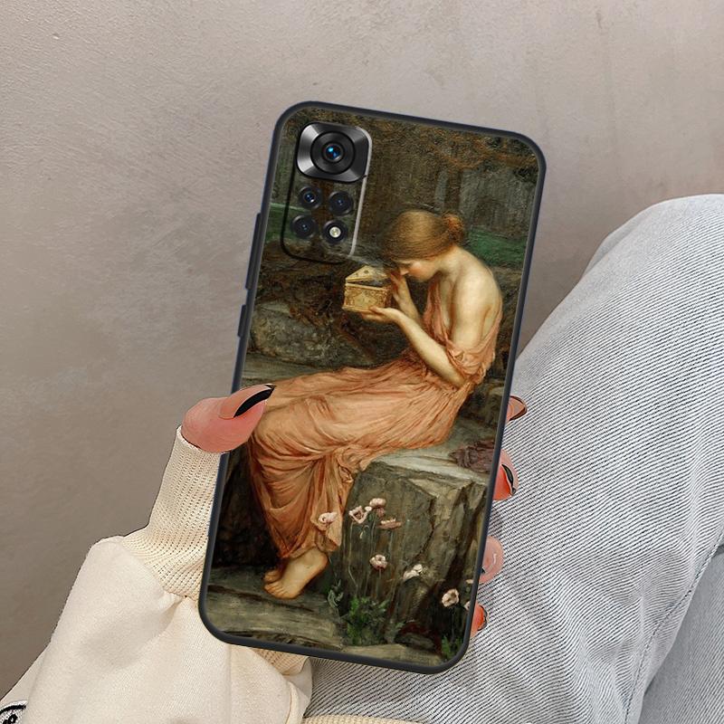 John William Waterhouse Case For Xiaomi Redmi Note 12 11 8 9 10 Pro 11S 10S 9S Redmi 12C 10C 9A 9C 9T Back Cover