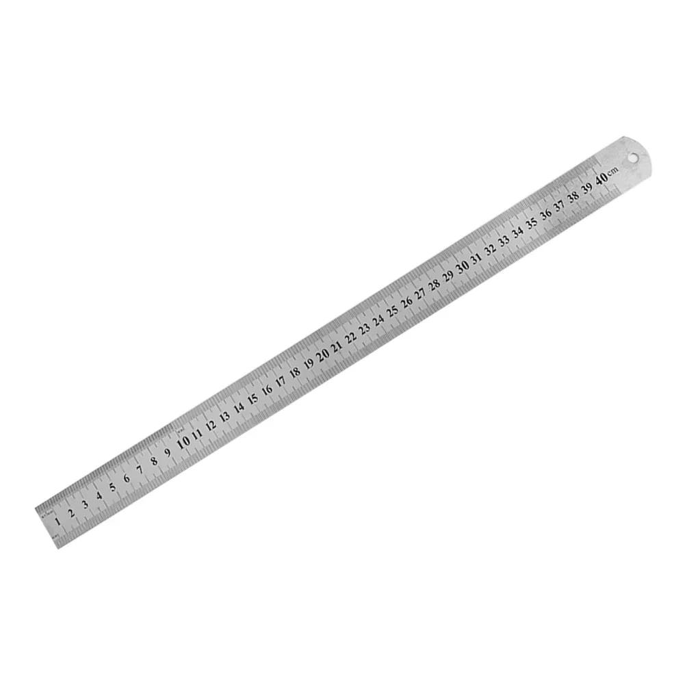 Stainless Steel Metal Ruler Metric Rule Precision Double Sided Measuring Tools