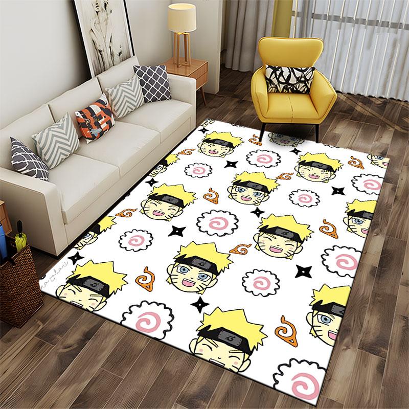 Anime Ninja Pattern Carpet Suitable As a Non-slip Mat for the Living Room or Bedroom Sofa
