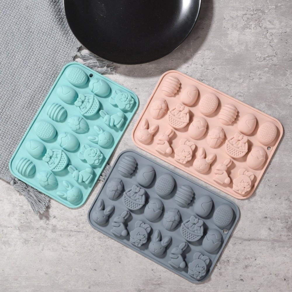 Multifunctional Easter Silicone Mold Non-stick Cake Decor Mold  Holiday Decoration