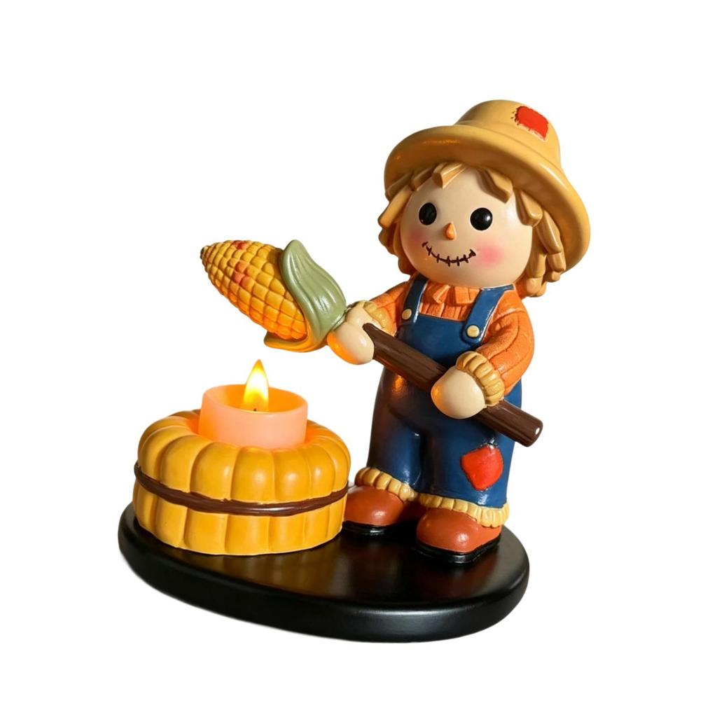 Cute Halloween Tealight Holder Made of Resin, Decoration