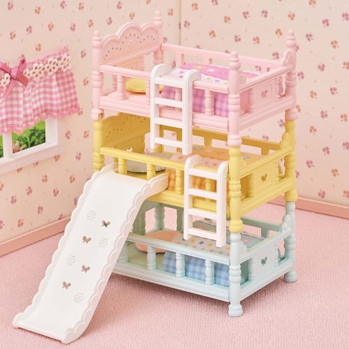 Sylvanian Families Furniture [Baby Triple Bed] Car-219 ST Mark Certification For Ages 3 and Up Toy Dollhouse Sylvanian Families EPOCH