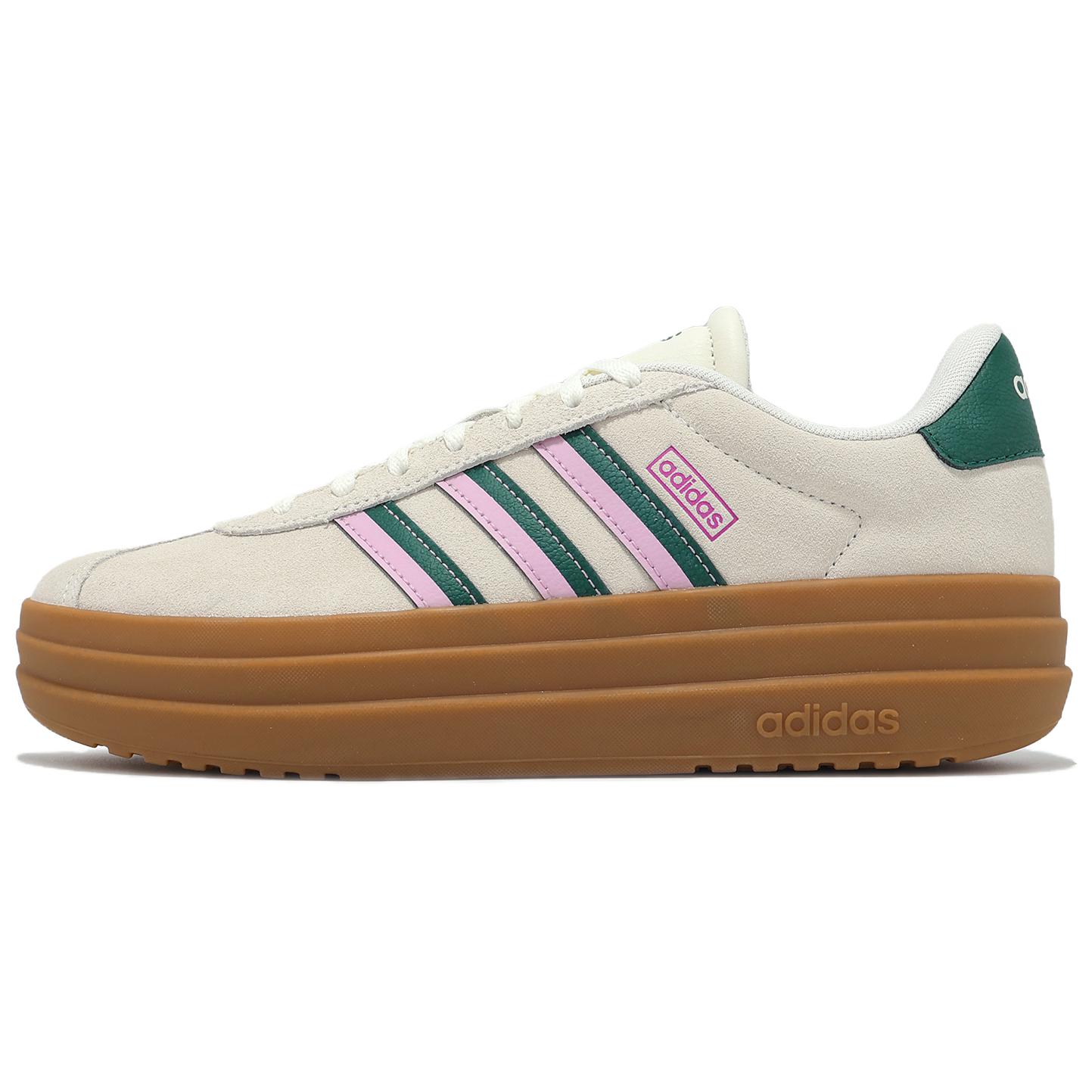 Adidas Wmns Vl Court Bold  Off White Collegiate Green Lilac  Women s JI1788 38⅔