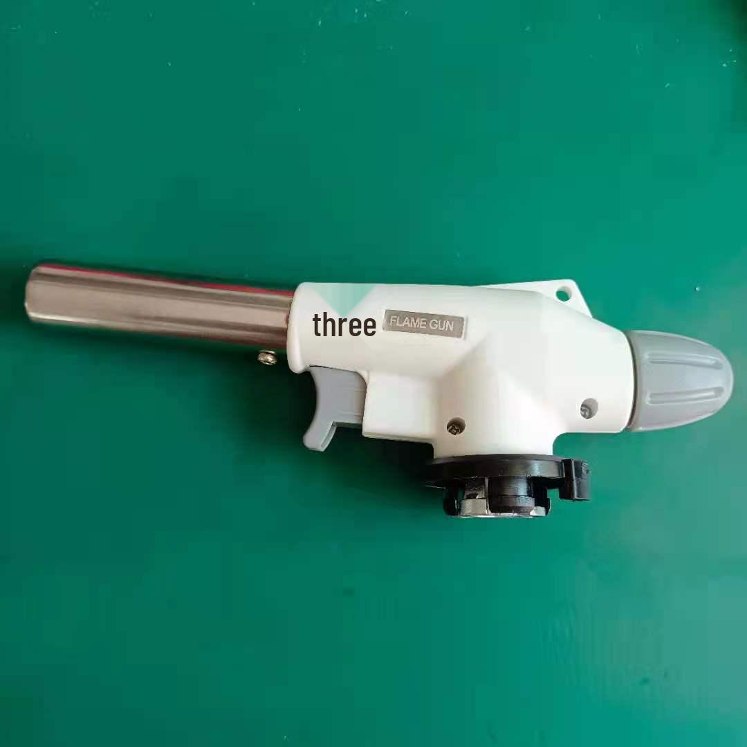 920 Flamethrower Canister Baking Barbecue Outdoor Kitchen Torch Lighter белый