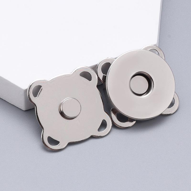 Plum Blossom Magnetic Snap Fasteners: Invisible, Colorful Male-Female Buckles for Bags & Clothes