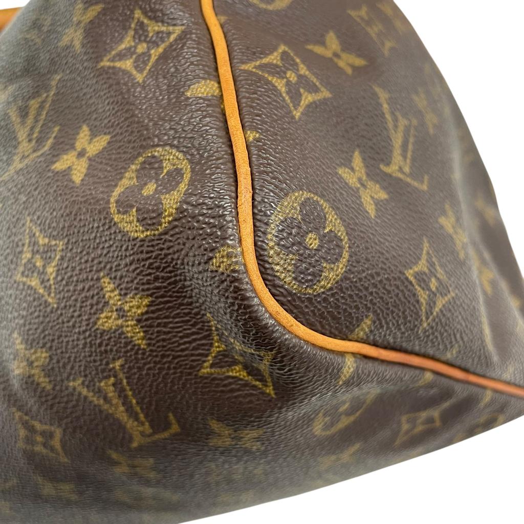 Used Louis Vuitton Monogram Speedy 35 M41524 Boston Bag Canvas Brown Authentic 1213