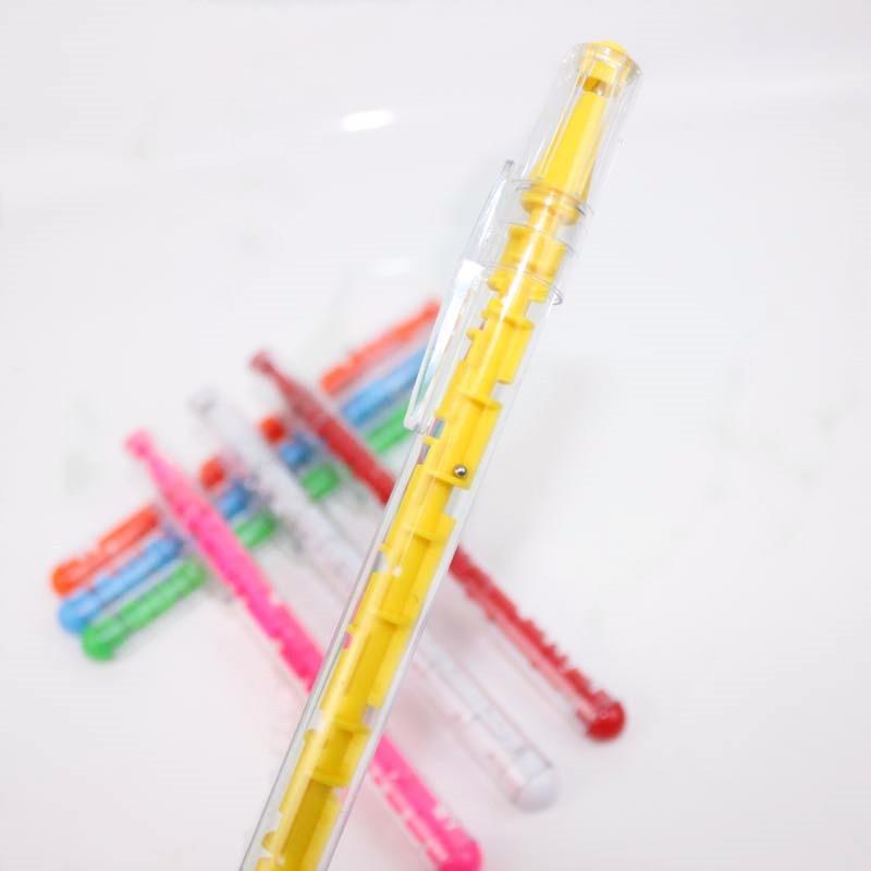 5Pcs Creative Maze Ballpoint Pen Novelty Fun Puzzle Pen Maze Walking Ballpoint Pen Toy Stationery For Elementary School Students