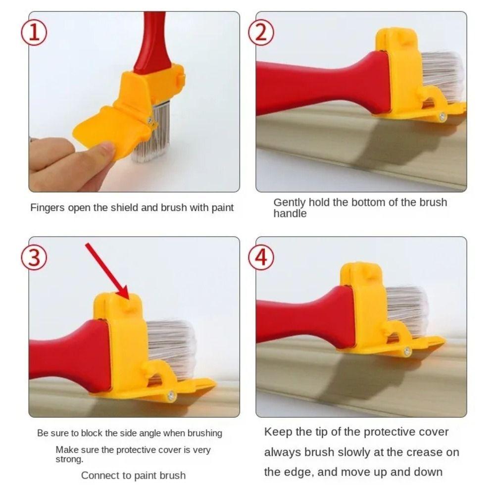 1Pcs Lightweight Dark Corner Brush Edges Trimming Color Separation Brush  Interior Wall Roof