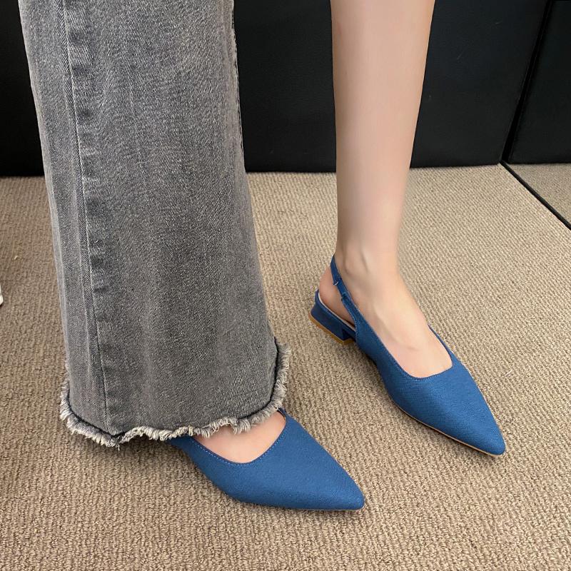 Fashion Slippers Women Summer New Toe Over Indoor Sandals Square Toe Solid Flat Shoes Fashion Beach Adult Sandals