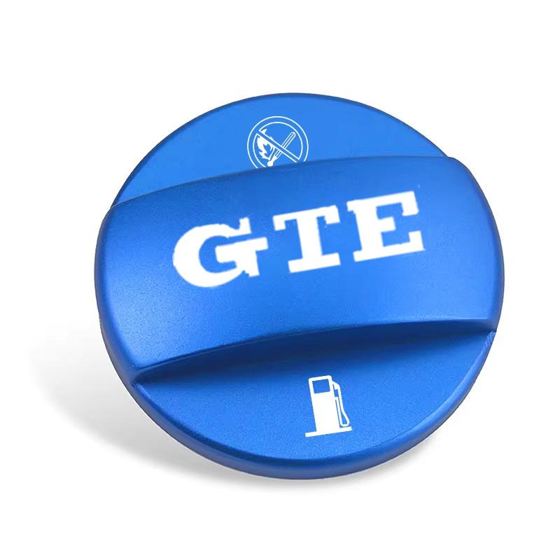 

2026 Hot Sticker 1PC Car Oil Tank Protect Car Fuel Tank Cap Exterior Cover For Volkswagen VW GTE Logo Frosted Aluminum Alloy Lid