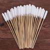 50pcs Single-head Pet Cotton Swabs Disposable Pet Ear Wash Cotton Ball Dog Cotton Buds  Grooming