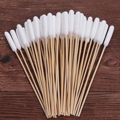 50pcs 15cm Pet Cotton Swabs Disposable Single-head Dog Wash Ear Stick Dirt Removal Cotton Swabs Dog Cotton Buds for Cats Puppy