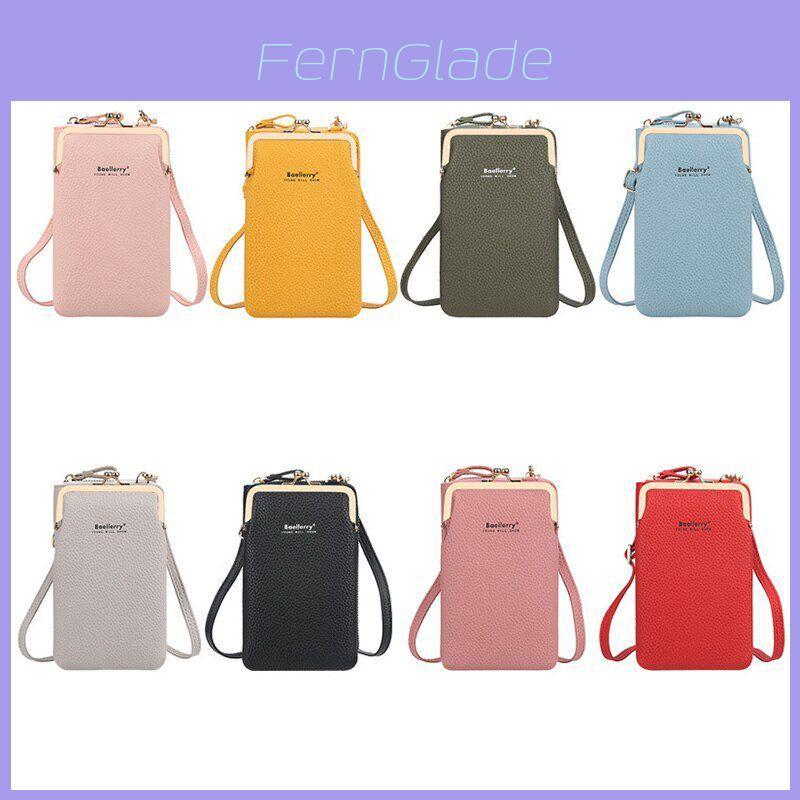 For Bag Shoulder Women Sling Bags Pu Leather Cellphone Cosmetic Pouch Purse Coin