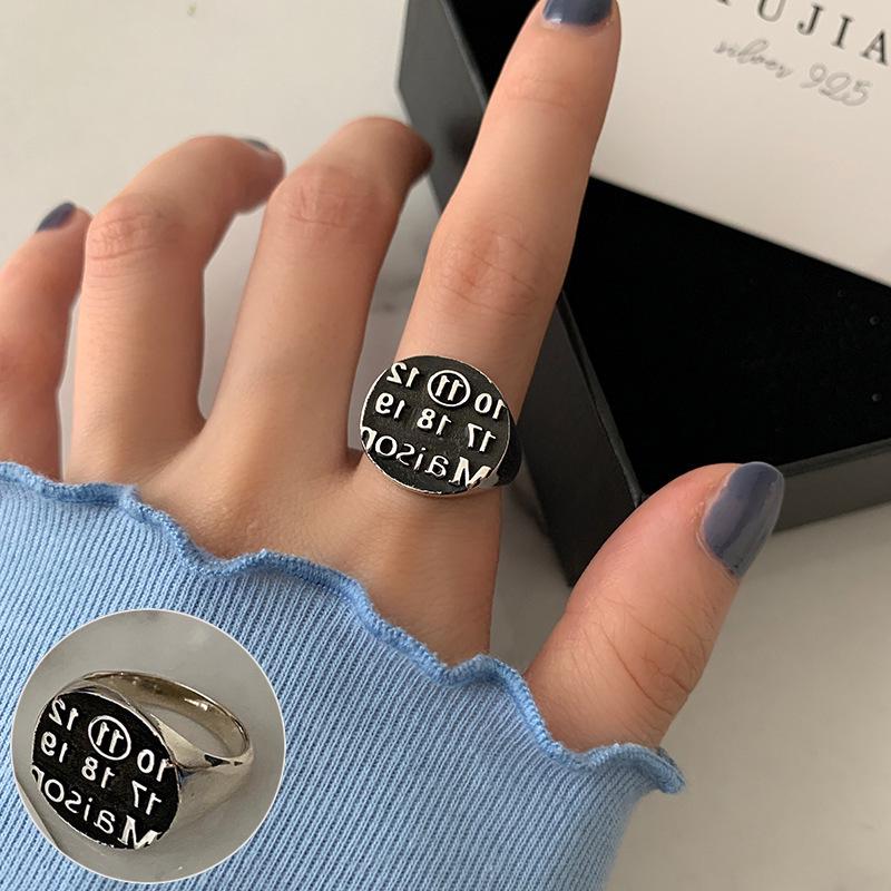 S925 Silver-Plated Imitation Pearl Flower Ring – Elegant Retro Palace Style