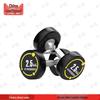 Zhongque Round Head Fixed Rubberized Dumbbell