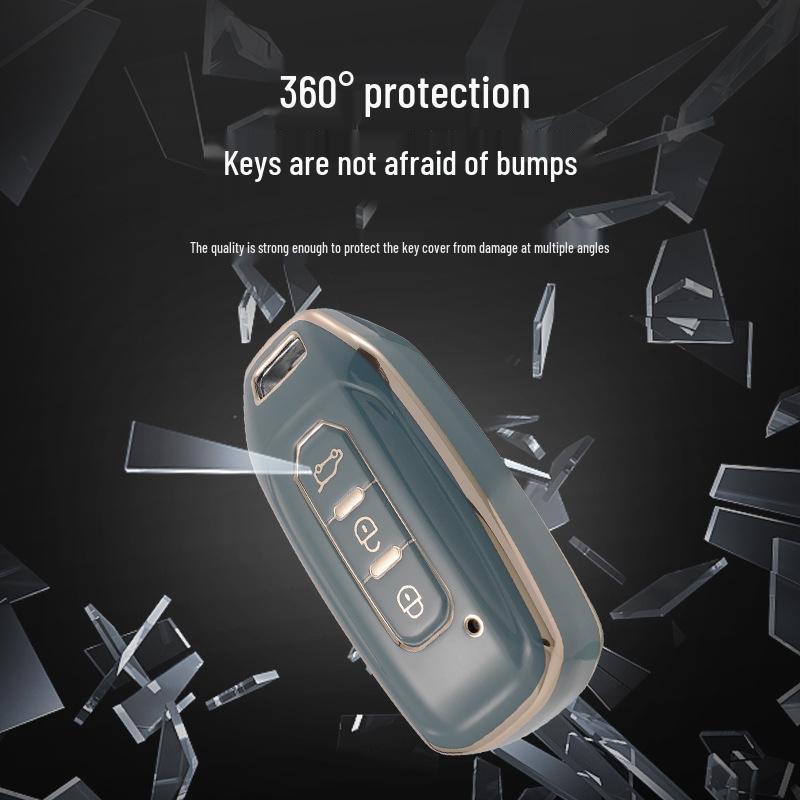 Compatible 7/9-Button Key Case for Ford Territory/Yusheng S 2019- SCVT/Jingbo