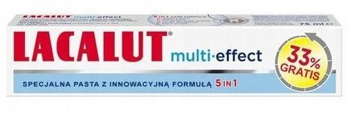 Lacalut Multi-Effect Toothpaste, 5-In-1 Formula 75