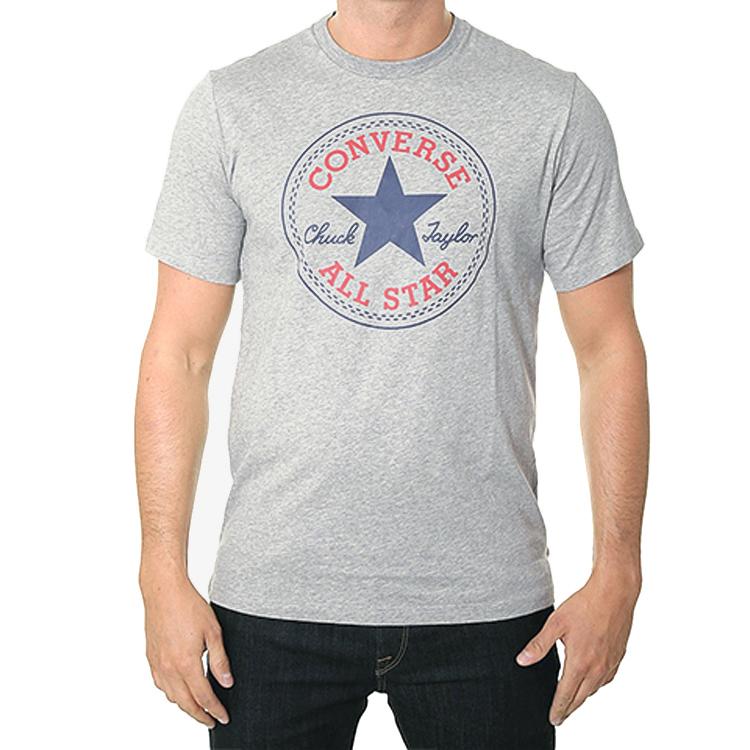Converse T Shirt Men's Textured Gray 10007887-A03