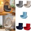 Venkovní závěsná židle Polštář Opěrka zad Boho Houpací židle Polštář pro vnitřní nábytek Zahrada Ložnice