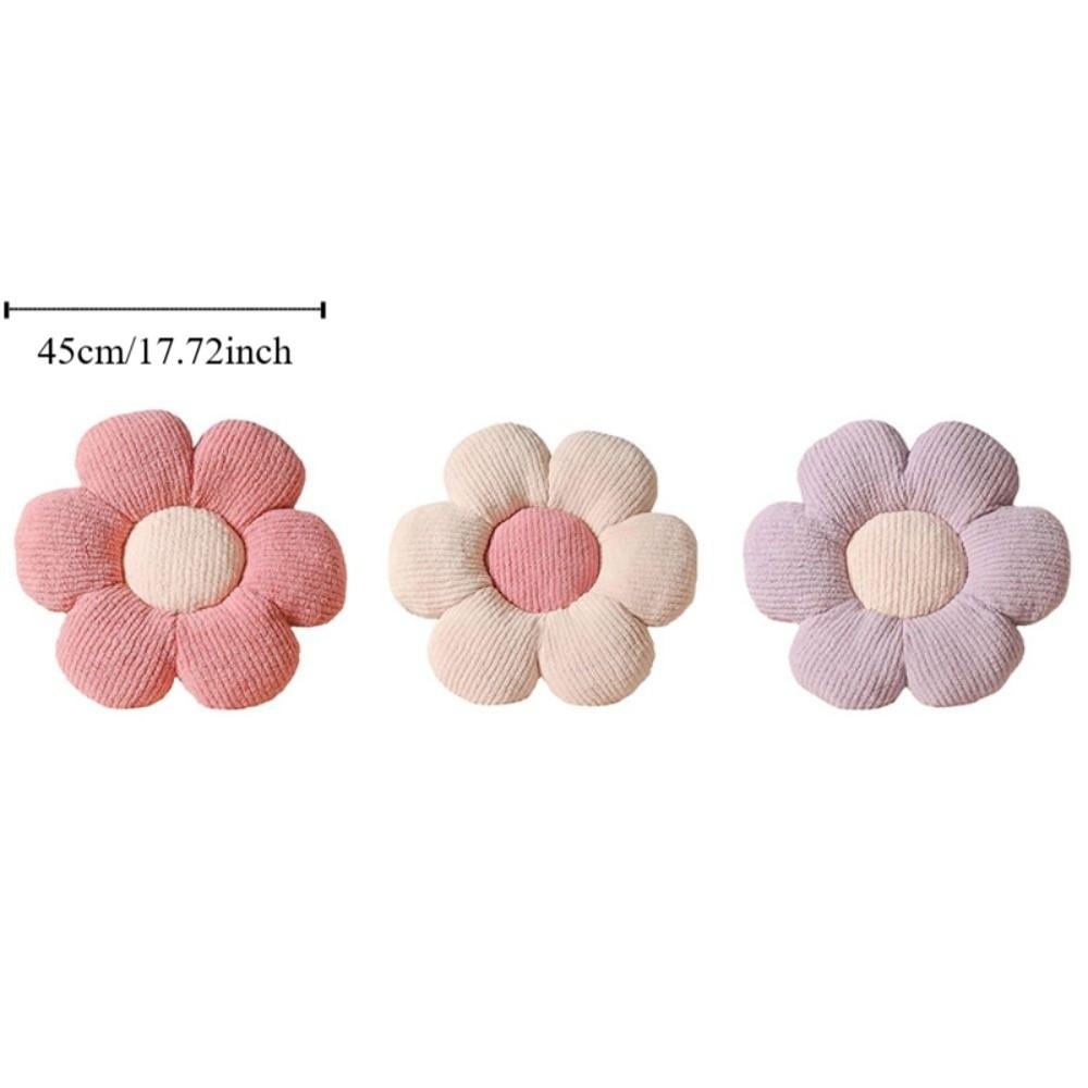 Decorative 40CM Flower Shape Cushion PP Cotton Stuffed Soft Flower Pillow Thicken Cartoon Chair Mat Gifts