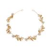 Crystal Leaf Hair Vine Band Headband Rhinestone Flower Headband Tiara For Women Bridal Wedding Hair Accessories Jewelry Headband