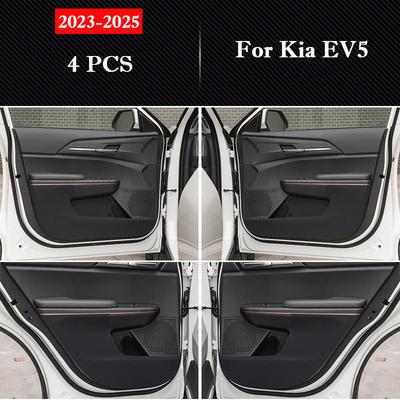 For Kia EV5 2023-2025 Car Door Anti Kick Pad Glove Box Protection Sticker Anti Dirt Scratch Resistant Film Interior Accessories