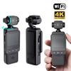 HD 1080P Mini Camera 360 ° Rotating Handheld Action Camera WiFi Sports Wearable Body Camera Travel Bicycle Driver Recorder Outdoor Motion Camera