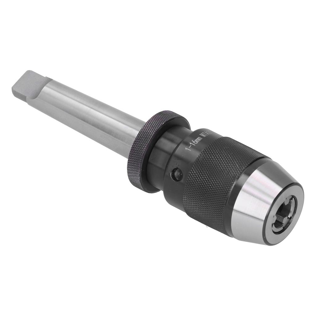Bohrfutter Integriert Schlüssellos Selbstspannend Geradschaft MT Morse Drehmaschinen Handwerkzeuge 116mmMTA7