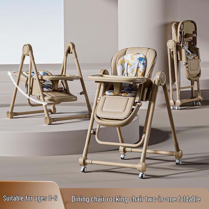 Adjustable Foldable High Chair & Portable Infant Dining Seat