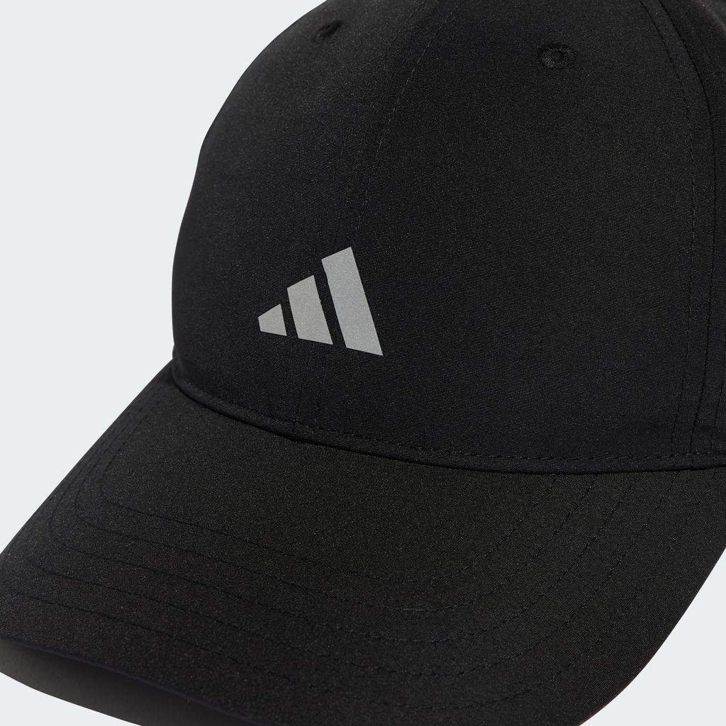 adidas Accesorii Esențiale pentru Alergare Unisex Adulți HQ520 Argintiu Mărime cm Șapcă, Negru/Reflectorizant (JZ0506), 57,0