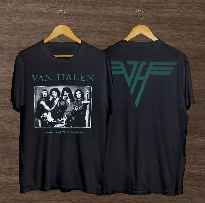 Женская и детская футболка Van Halen Women and Children First 80 S