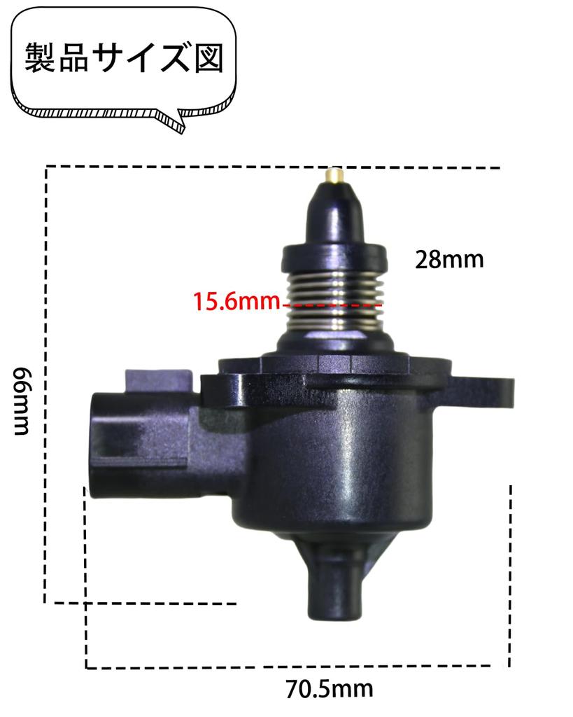 Oattun ISCV Idle Speed Troll Valve for Suzuki Every DA64V DA64W Wagon R MH22S