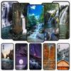 Waterfall Nature Trees Ship Case for Samsung Galaxy A52 5G A12 A70 A50 A40 A20s A30 A10s A20e A10 A22 A72 A32 A02 A42 A04S Cover