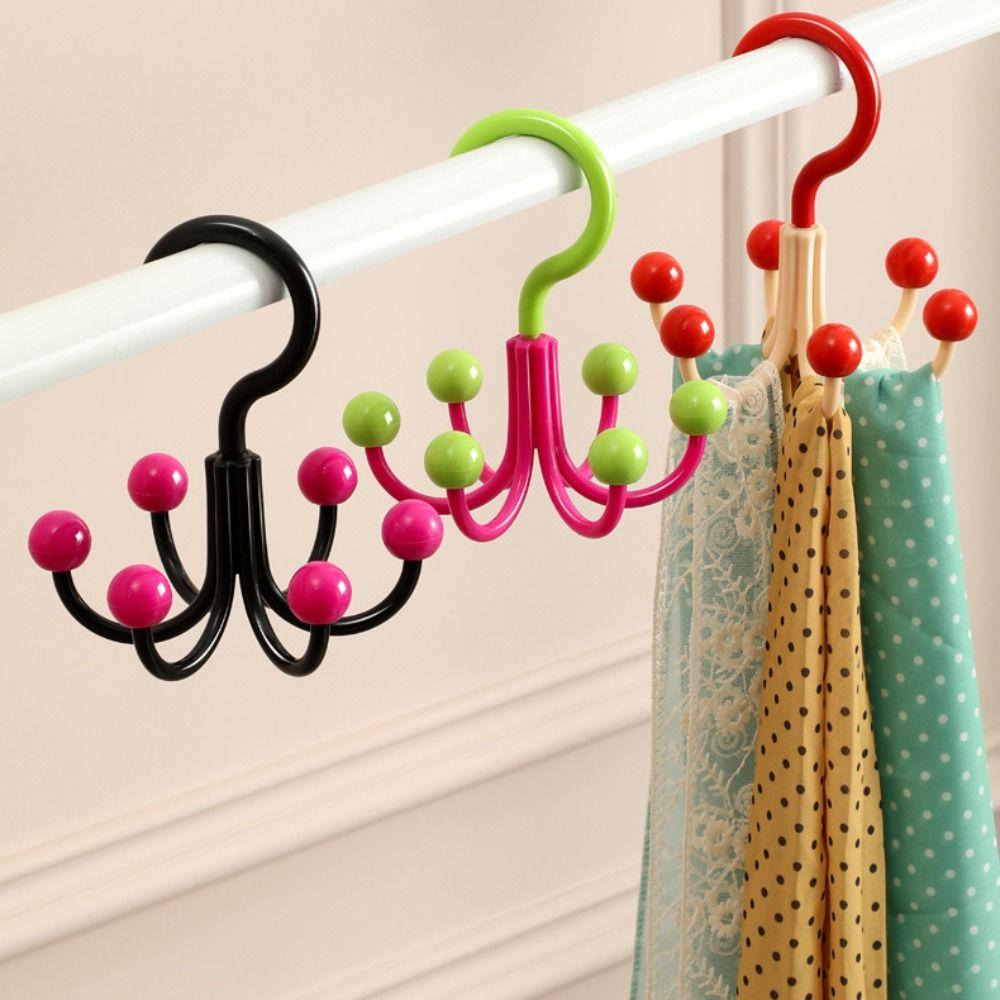 6pcs Six Claws Dopamine Hook Hanger Space-Saving Multi-Functional Hooks Home Storage