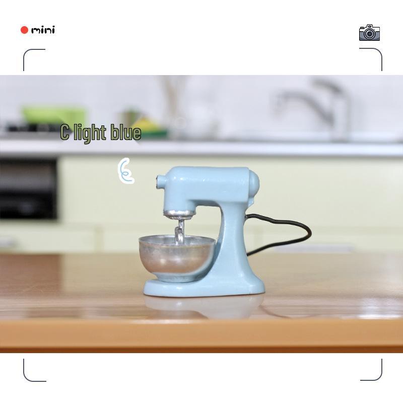 1:12 Miniature Kitchen Scene Toy with Blender - Dollhouse Accessory