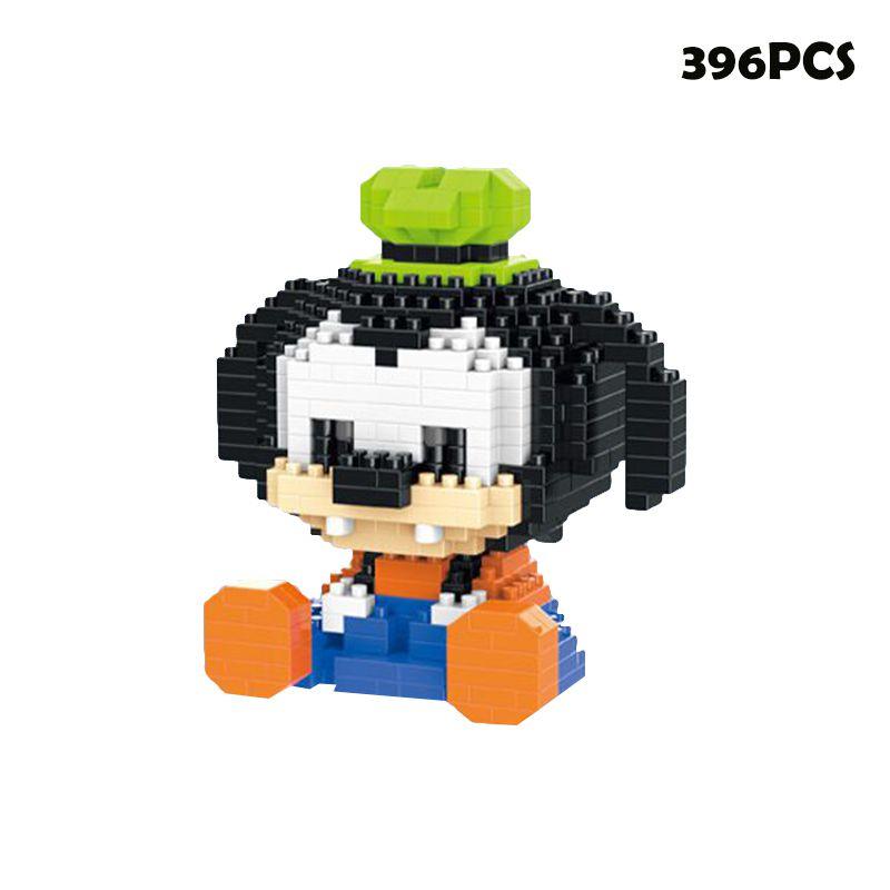 Disney Mickey Minnie Goofy Cartoon Building Blocks For Kids' Intelligence Development