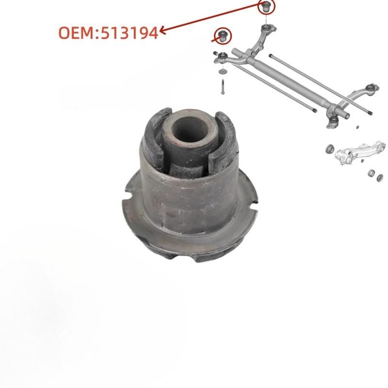 513194 5131F8 5131A9 For Peugeot 206 207 Citroen C2 car rear axle buffer block rear suspension rubber bushing rear axle bushing 513194