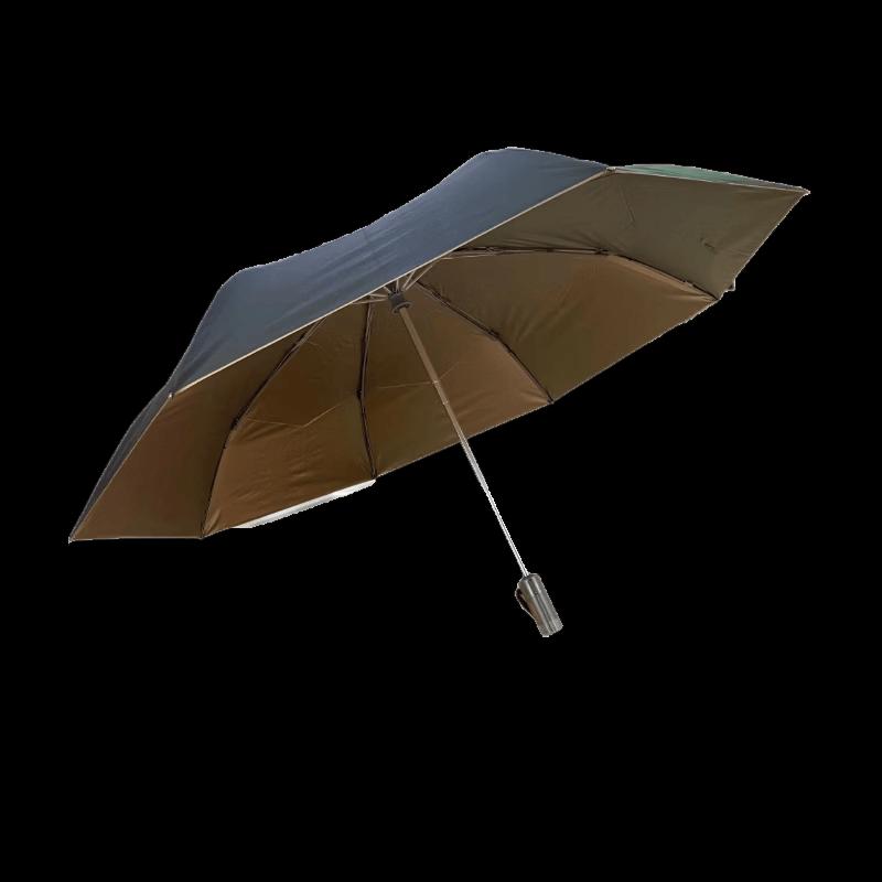 TCAI Automatic Gold Coated Straight Umbrella